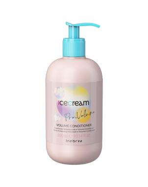 Conditionner Pro Volume 300ml Cheveux Fins Volume - Inebrya Ice Cream