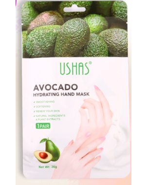 USHAS Masque Mains - Hydratation Mains Secs et Abîmés - Avocado