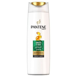 Pantene Shampoing Smooth & Silky 200ml - Cheveux Secs Frisés