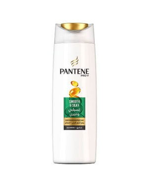 Pantene Shampoing Smooth & Silky 200ml - Cheveux Secs Frisés