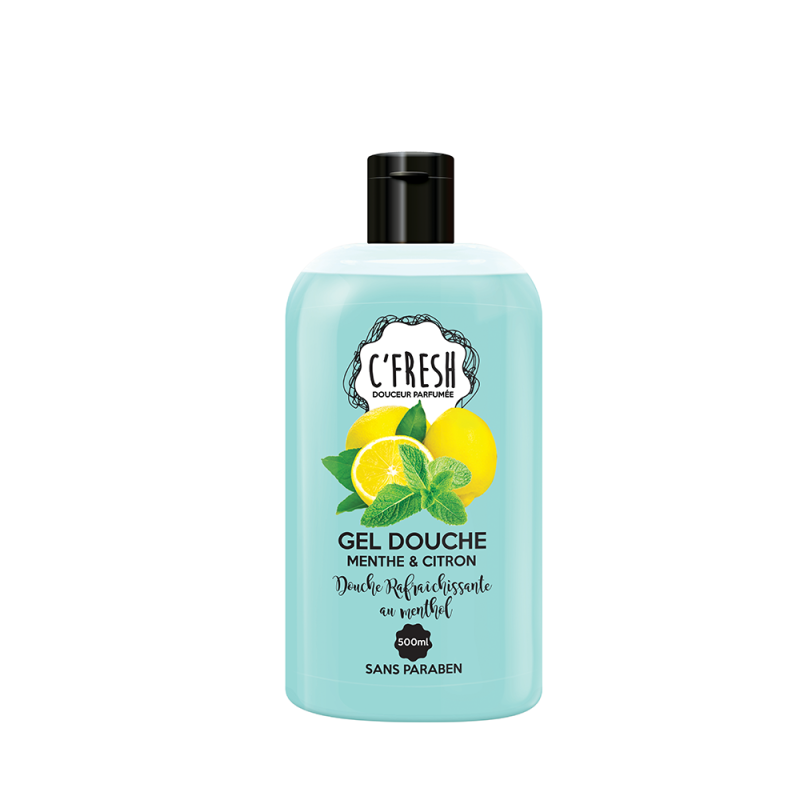 C'Fresh - Gel Douche 500ml - Menthe & Citron