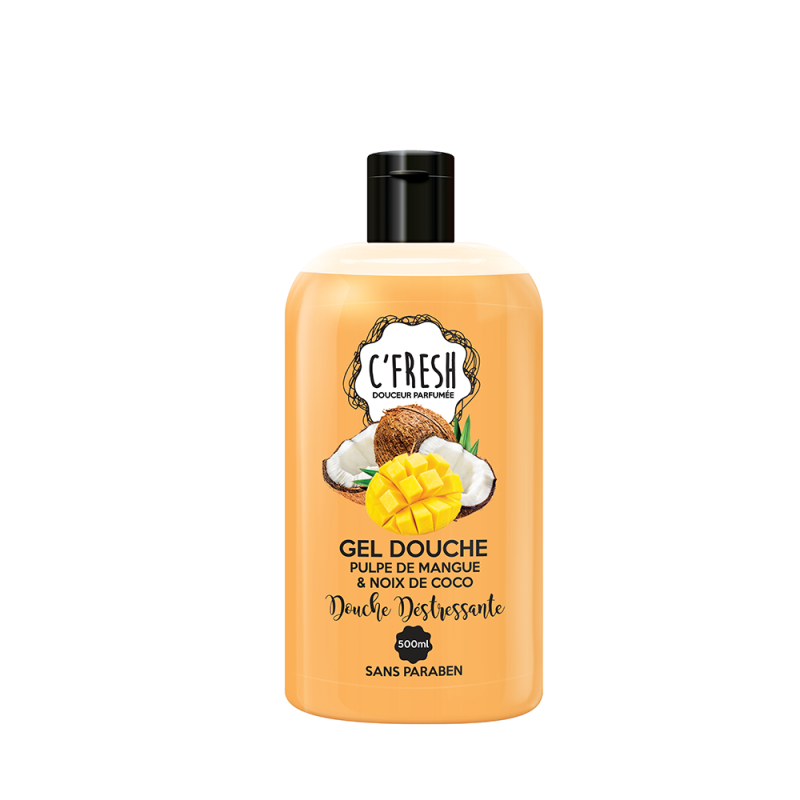 C'Fresh - Gel Douche 500ml - Noix de Coco & Mangue