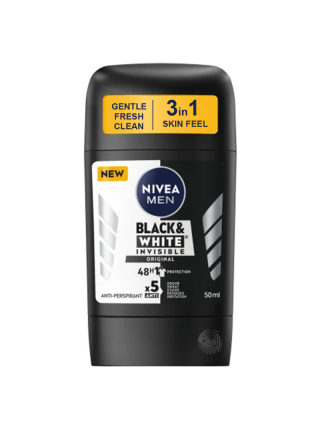 Nivea Stick Déodorant Homme 50ml - Masculine Black & White