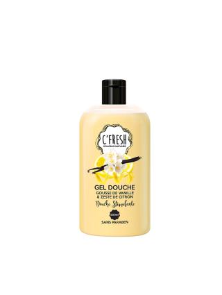 C'Fresh - Gel Douche 500ml - Gousse de Vanille & Zeste de Citron