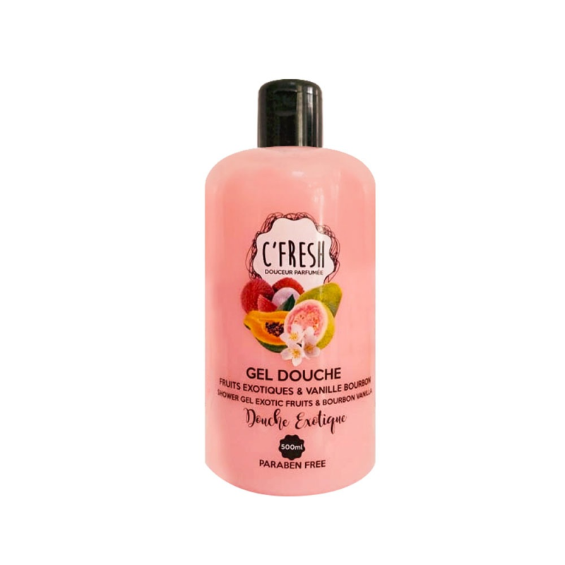 C'Fresh - Gel Douche 500ml - Fruits Exotiques & Vanille Bourbon