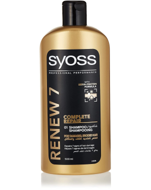 Syoss Shampoing 500ml - Renew 7 - Cheveux Endommagés et Abîmés