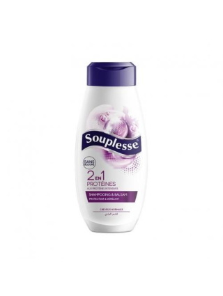 Souplesse Shampoing 2en1 Protéine 350ml - Cheveux Normaux