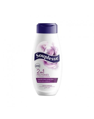 Souplesse Shampoing 2en1 Protéine 350ml - Cheveux Normaux