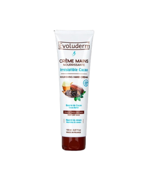 Evoluderm Crème à Mains Beurre de Cacao Nourrissante Irrésistible 150ml