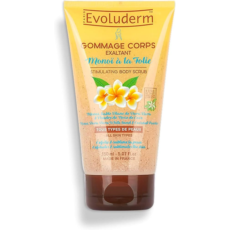 Evoluderm Gommage Corps Tous Types De Peaux Monoi à La Folie 150ml