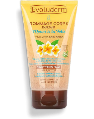 Evoluderm Gommage Corps Tous Types De Peaux Monoi à La Folie 150ml