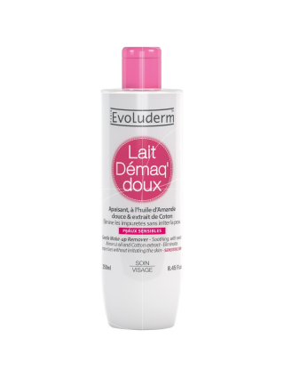 Evoluderm Lait Démaquillant Peaux Sensibles à l'huile d'amande 250ml