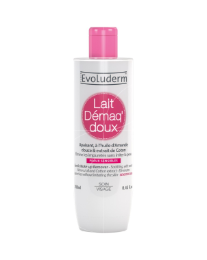 Evoluderm Lait Démaquillant Peaux Sensibles à l'huile d'amande 250ml