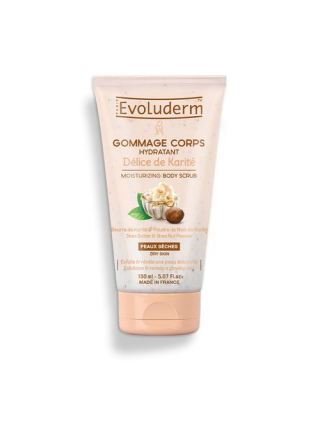 Evoluderm Gommage Corps Délice De Karité Peaux Sèches 150ml