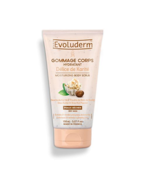 Evoluderm Gommage Corps Délice De Karité Peaux Sèches 150ml