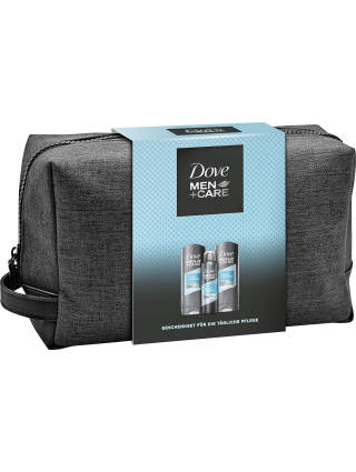 Dove Men Care Trousse Men+Care 2 Gel Douche 250ml + Déodorant 150ml + Trousse de toilette