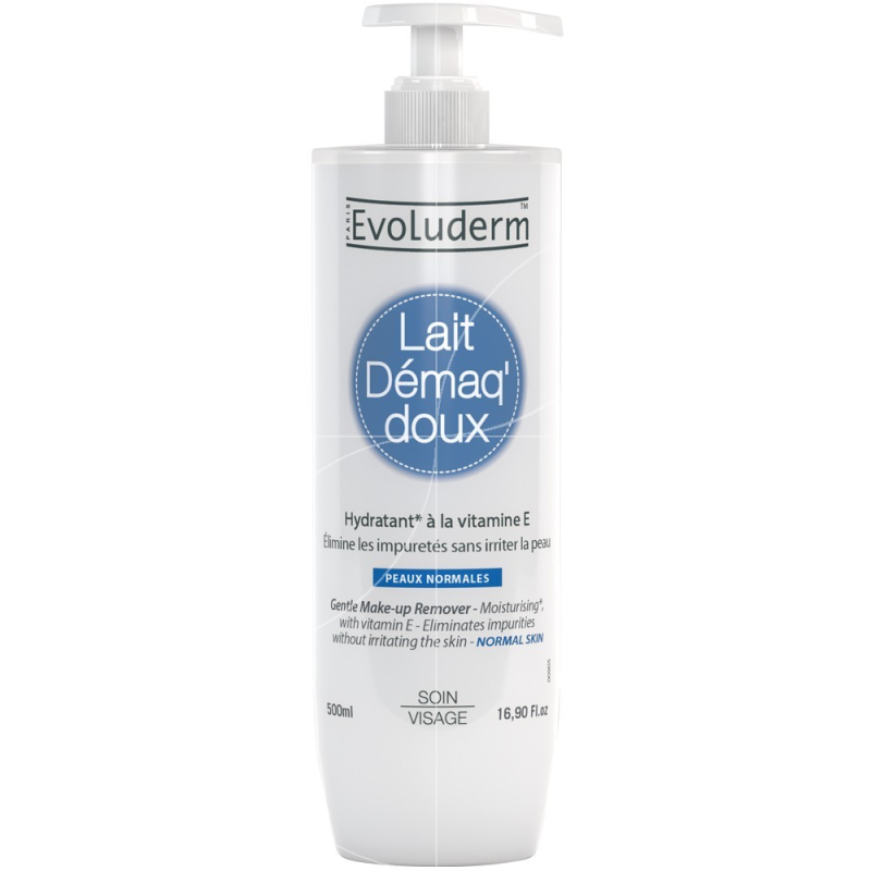 Evoluderm Lait Démaquillant Peaux Normales 250ml