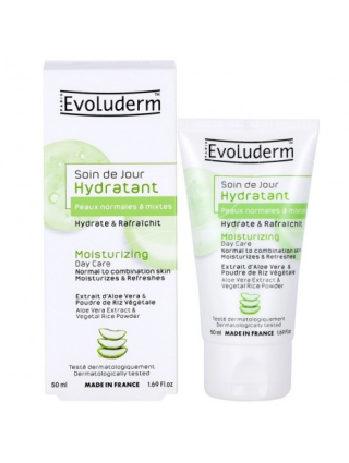 Evoluderm Soin De Jour Hydratant Peaux Normales à Mixtes 50ml