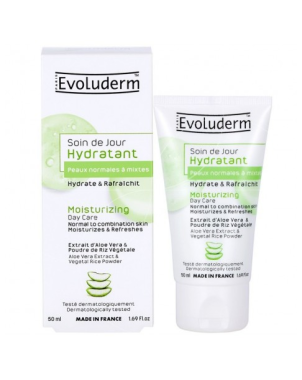 Evoluderm Soin De Jour Hydratant Peaux Normales à Mixtes 50ml