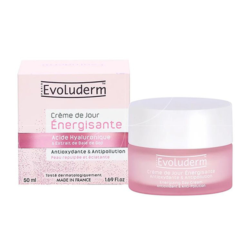 Evoluderm Crème de Jour Energisante Peau Repulpée et Eclatante 50ml