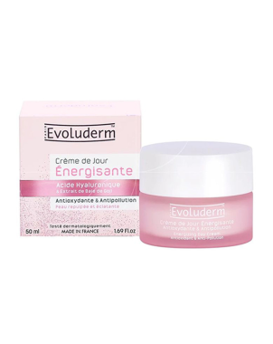 Evoluderm Crème de Jour Energisante Peau Repulpée et Eclatante 50ml