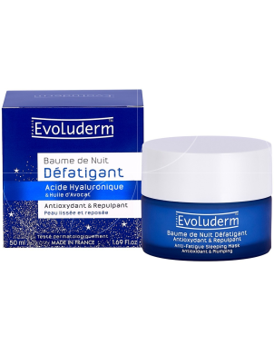 Evoluderm Baume De Nuit Défatigant Peau Lissée et Reposée 50ml