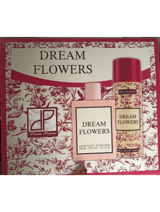 Dream Parfum - Coffret Dream Flowers :  Eau de Toilette 100ml + Body Spray 200ml