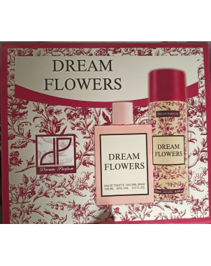 Dream Parfum - Coffret Dream Flowers :  Eau de Toilette 100ml + Body Spray 200ml