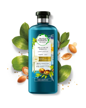 Herbal Essences Shampoing Huile d'Argan 400ml - Cheveux Abîmés