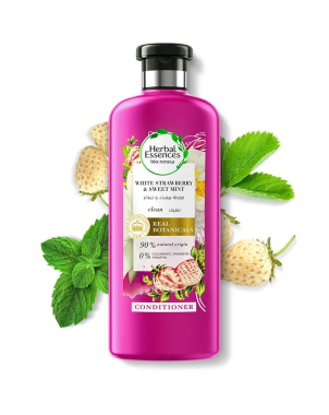 Herbal Essences Conditionner White Strawberry & Sweet Mint 400ml - Cheveux Gras