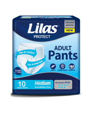 Lilas Protect - Adult Pants Medium - 10 pcs