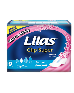 Lilas Clip Super Contôle des Odeurs 7mm Parfumé