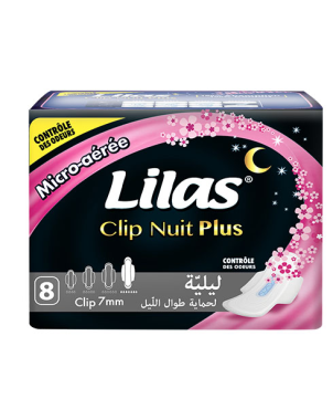 Lilas Clip Nuit Plus Contôle des Odeurs 7mm Parfumé