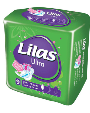 Lilas Ultra Normal 3mm Serviettes Invisibles