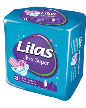 Lilas Ultra Super 3mm Serviettes Invisibles