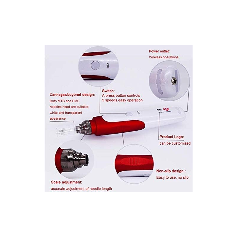 Microneedling Machine My M Pen Therapy rapide et plus efficace que la micro-aiguille manuelle