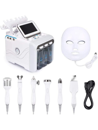 Machine Hydrafacial 7 en 1 - Soins Professionnel Visage Oxygène Cleansing Lifting