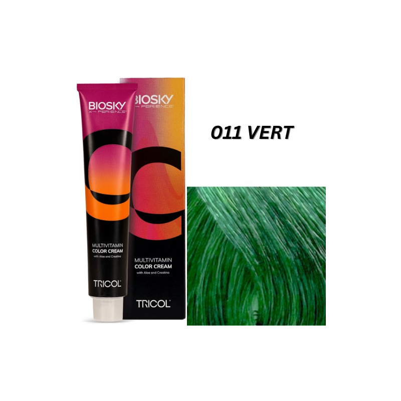 X-Perience Color Cream ° 011 - Vert - Coloration Cheveux