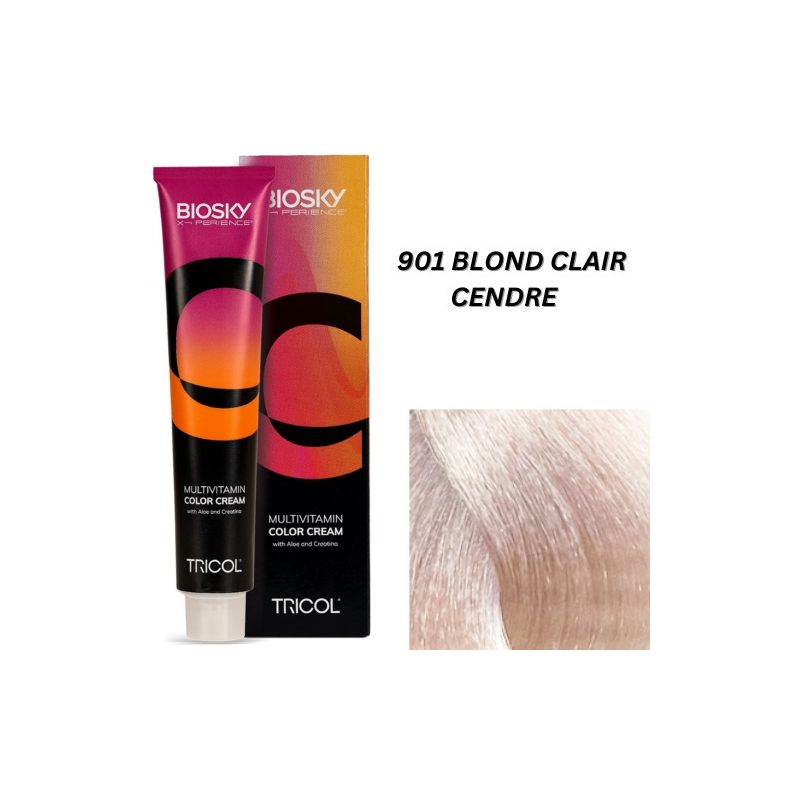 X-Perience Color Cream ° 9.01 - Blond Clair Cendré - Coloration Cheveux