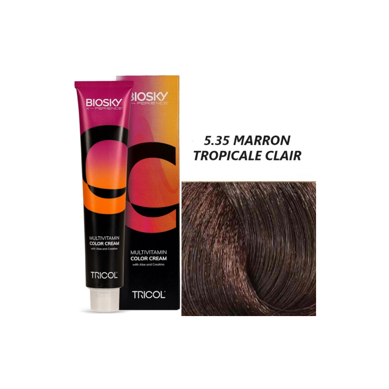 X-Perience Color Cream ° 5.35 - Marron Tropical Clair - Coloration Cheveux