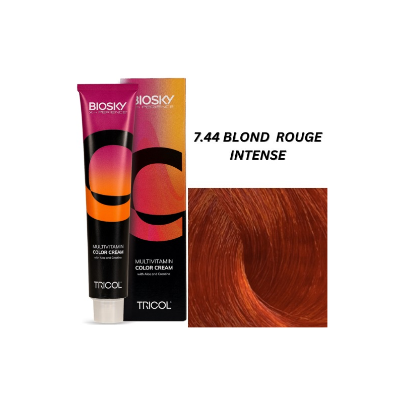 X-Perience Color Cream ° 7.44 - Blond Rouge Intense - Coloration Cheveux