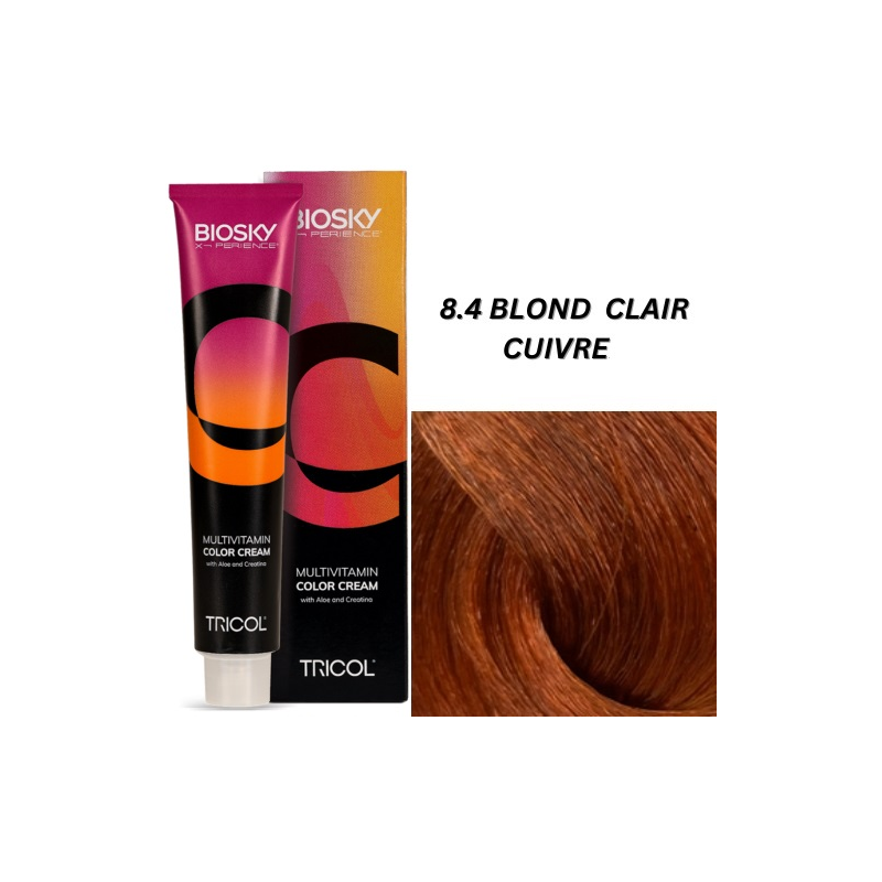 X-Perience Color Cream ° 8.4 - Blond Clair Cuivré - Coloration Cheveux