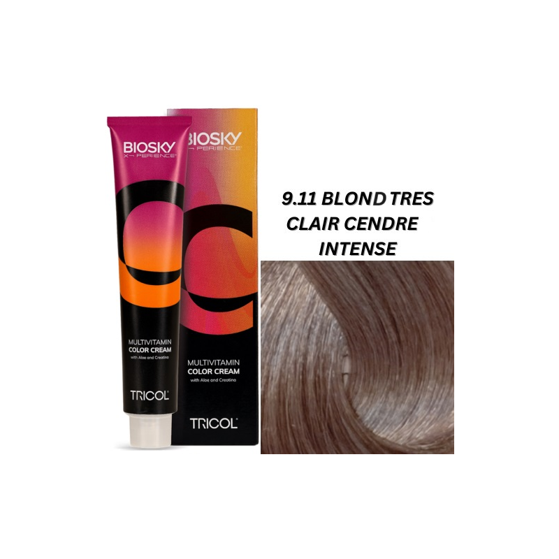 X-Perience Color Cream ° 9.11 - Blond Très Clair Cendré Intense - Coloration Cheveux