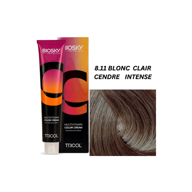 X-Perience Color Cream ° 8.11 - Blond Clair Cendré Intense - Coloration Cheveux