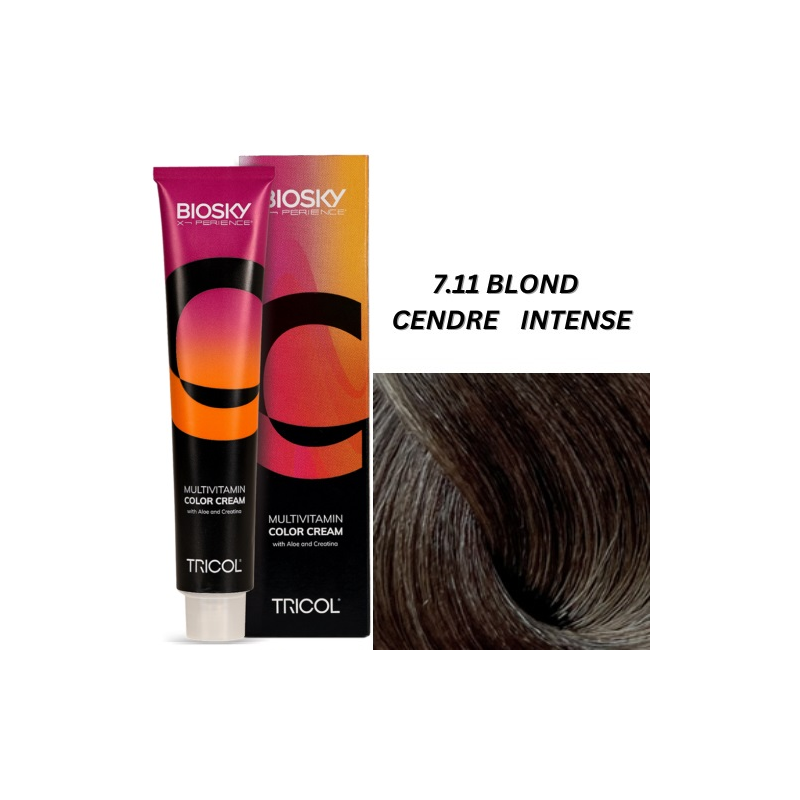 X-Perience Color Cream ° 7.11 - Blond Cendré Intense - Coloration Cheveux