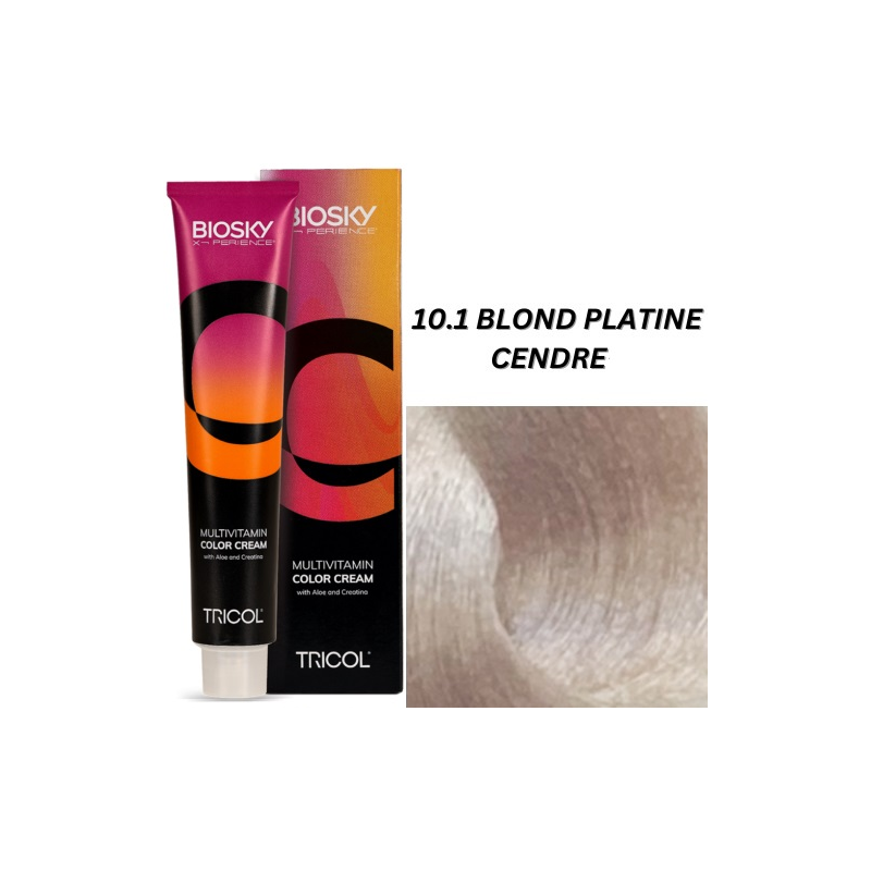 X-Perience Color Cream ° 10.1 - Blond Platinum Cendré - Coloration Cheveux