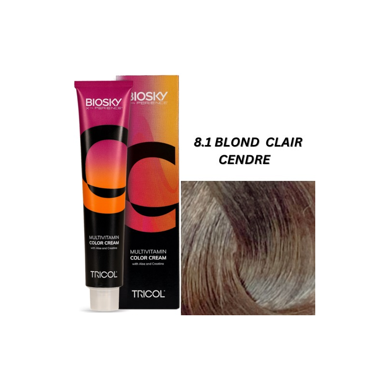 X-Perience Color Cream ° 8.1 - Blond Clair Cendré - Coloration Cheveux