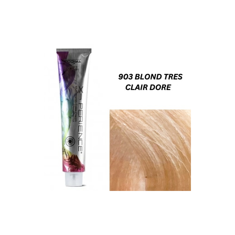 X-Perience Color Cream ° 903 - Blond Doré Ultra Clair - Coloration Cheveux