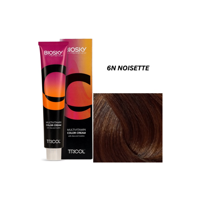 X-Perience Color Cream ° 6N - Noisette - Coloration Cheveux