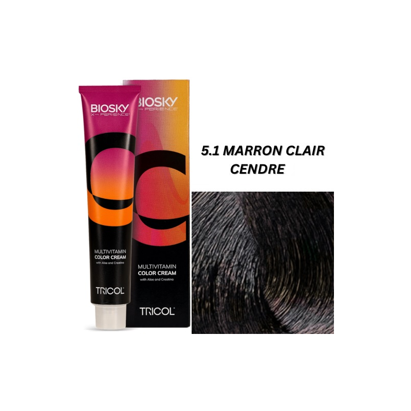 X-Perience Color Cream ° 5.1 - Marron Clair Cendré - Coloration Cheveux